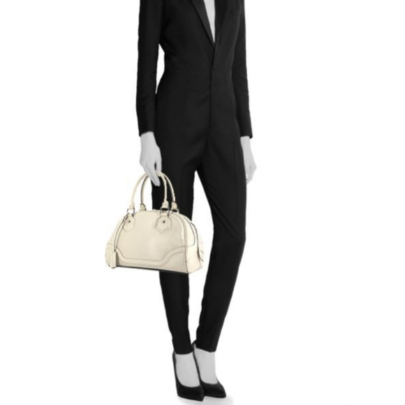 Authentic Louis Vuitton Epi Leather Bowling Montaigne PM Bag Shoulder Satchel - Picture 3 of 12